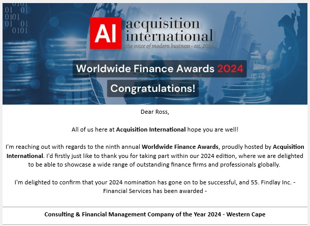 Worldwide Finance Awards 2024